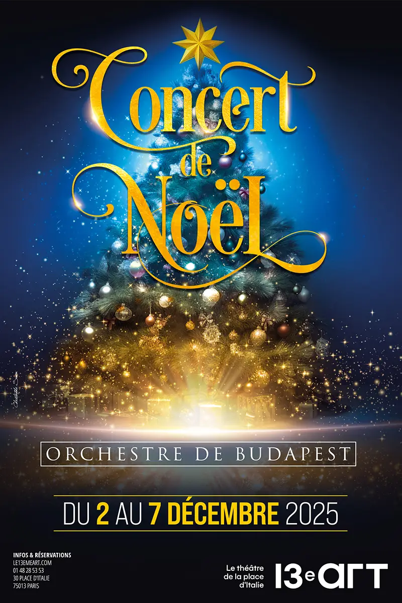 Affiche du "Concert de Noël" au 13e Art