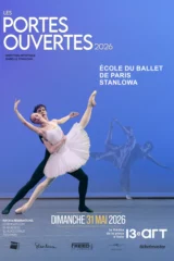 Affiche des portes ouvertes des Ballets Stanlowa au 13e Art
