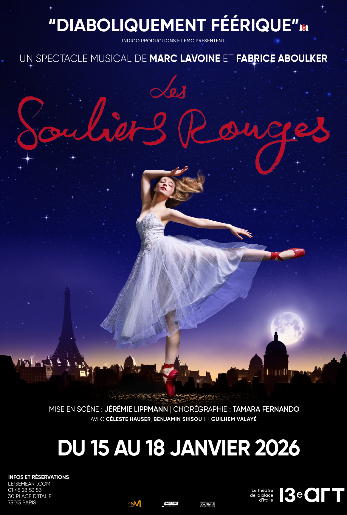 Les Souliers Rouges_Affiche 13e art